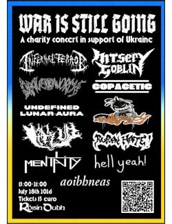 War is Still Going: Metal for Ukraine @ Róisín Dubh